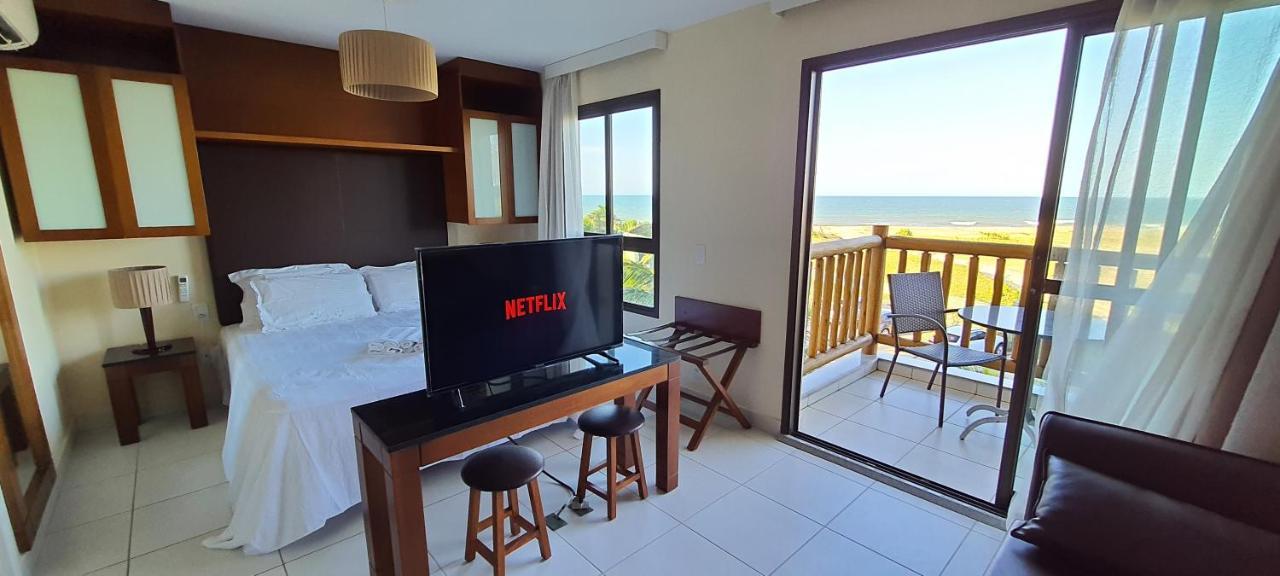 Paraiso Frente Mar!! 04 Pessoas-Pe Na Areia Vg Sun Cumbuco-Hidro, Sauna, Academia, Piscina,Cozinha Completa, Wifi, Parquinho Infantil Exterior foto